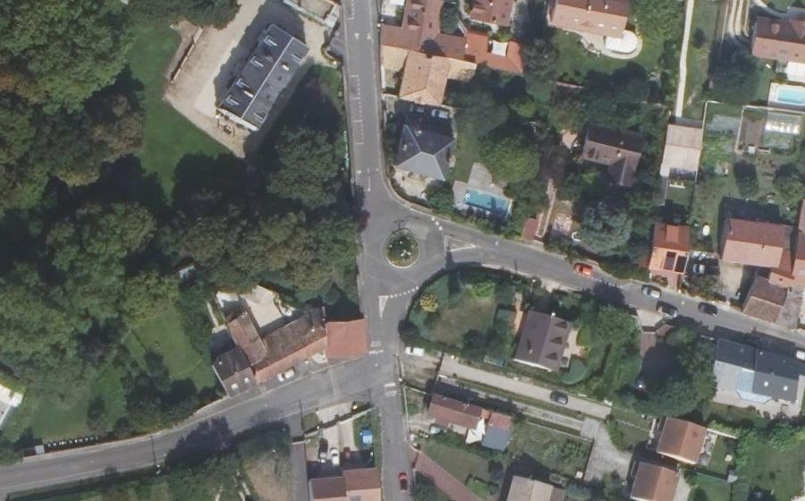 Vue aérienne du Rue Chaudet