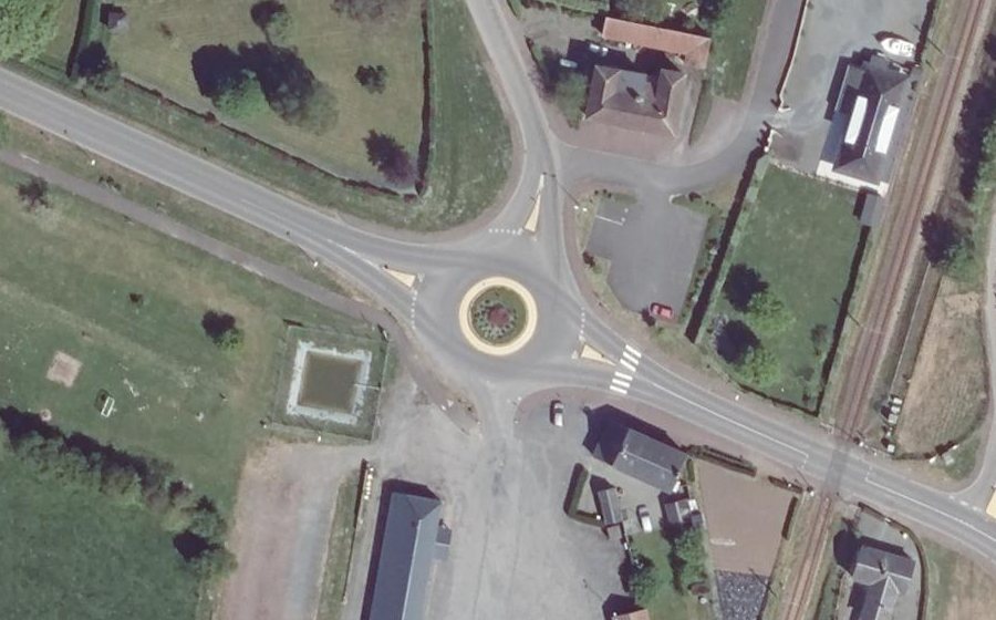 Vue aérienne du Rue du Mesnil Vitey