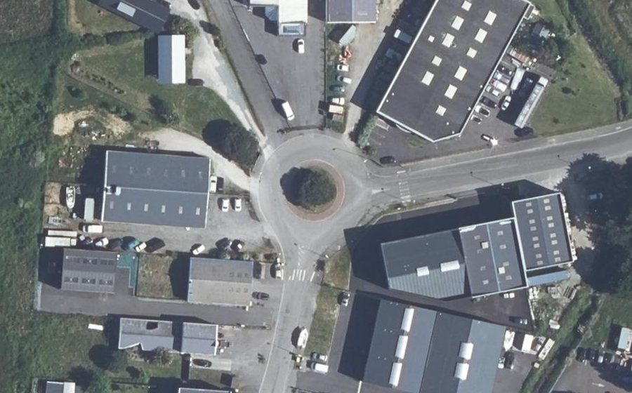Vue aérienne du Rue du Pré Malenpogne