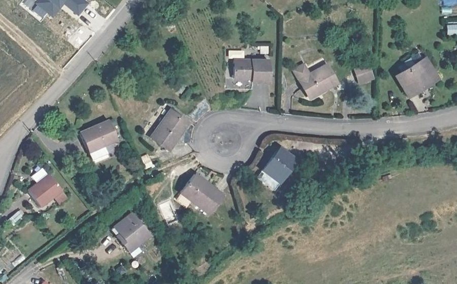 Vue aérienne du Allée du Rond-Point