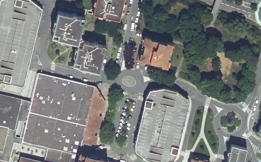 Vue aérienne du Allée du Quercy