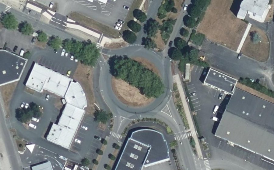 Vue aérienne du Place Turgot