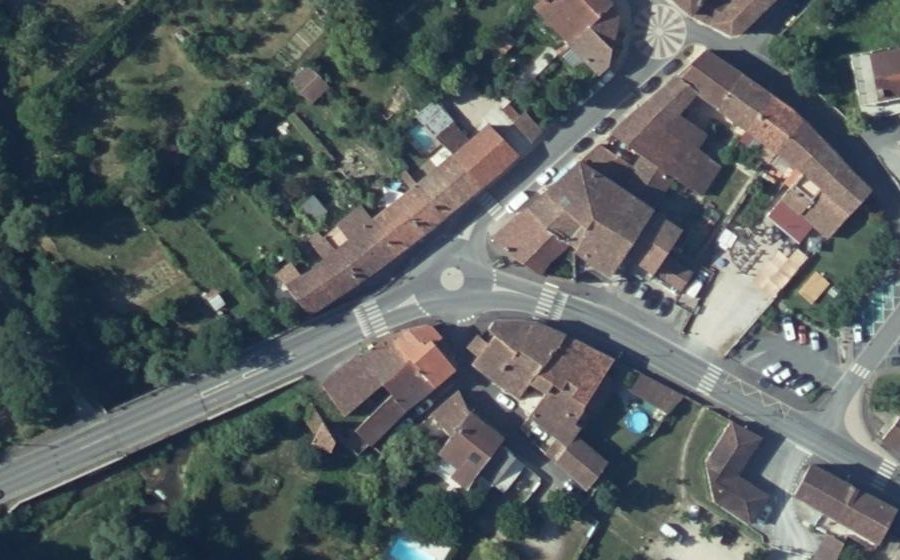 Vue aérienne du Route de Toulouse