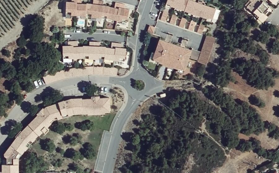 Vue aérienne du Giratoire des Jujubiers