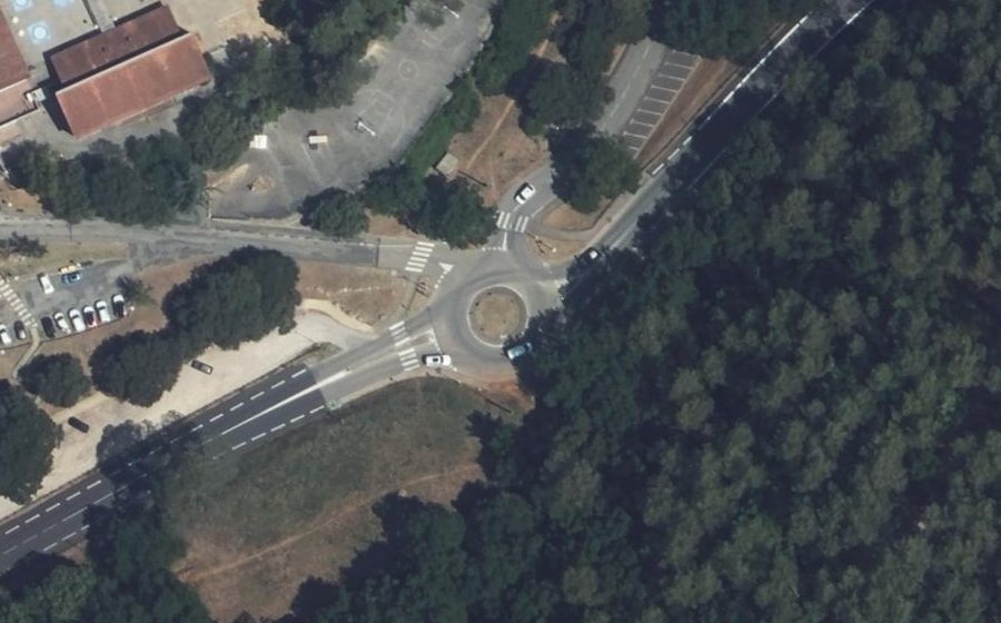 Vue aérienne du Rond-point anonyme n°4650017