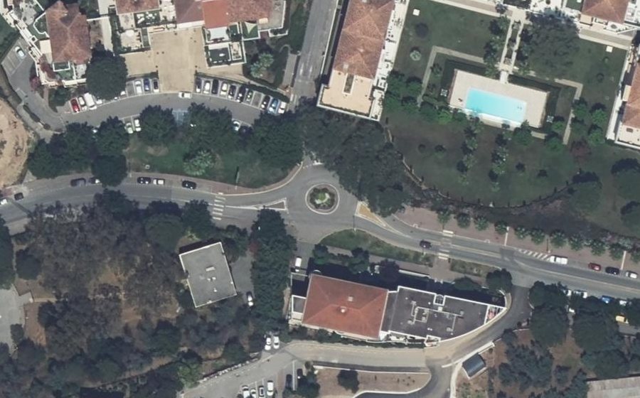 Vue aérienne du Rond-point anonyme n°4650356