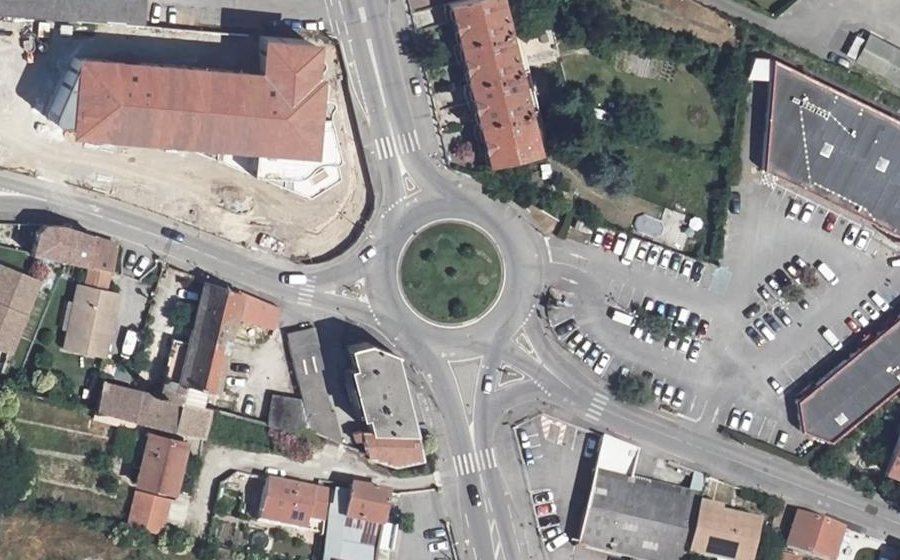 Vue aérienne du Avenue de Lyon