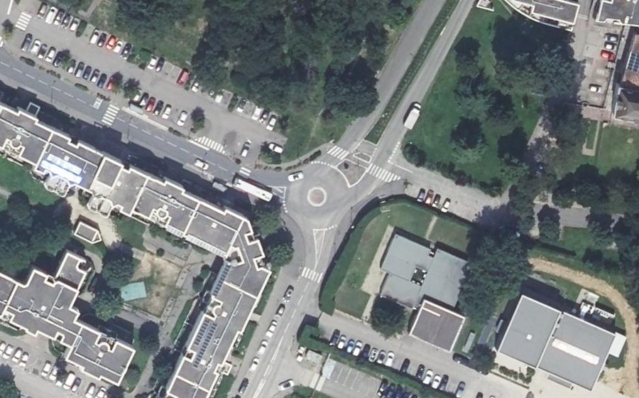 Vue aérienne du Montée de Malissol