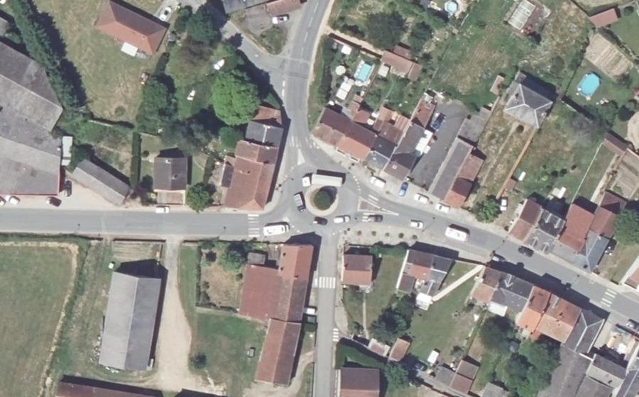 Vue aérienne du Place Saint-Georges