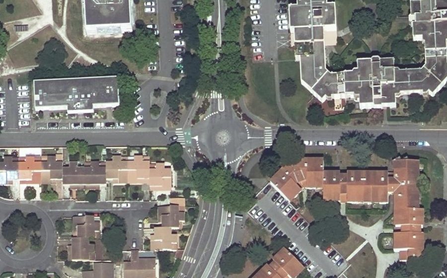 Vue aérienne du Avenue du Parc