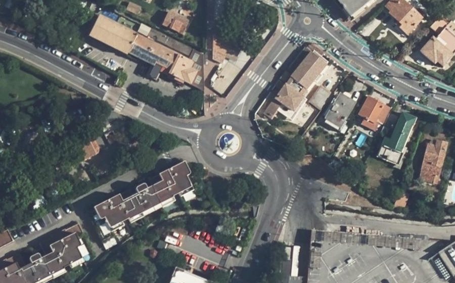 Vue aérienne du Carrefour de la Mer