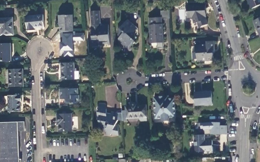 Vue aérienne du Allée de la Croix Connue