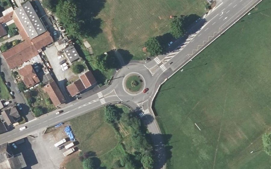 Vue aérienne du Rond-Point de Belzunce