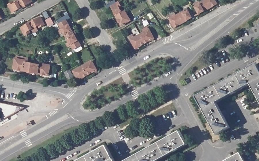 Vue aérienne du Avenue du Maquis