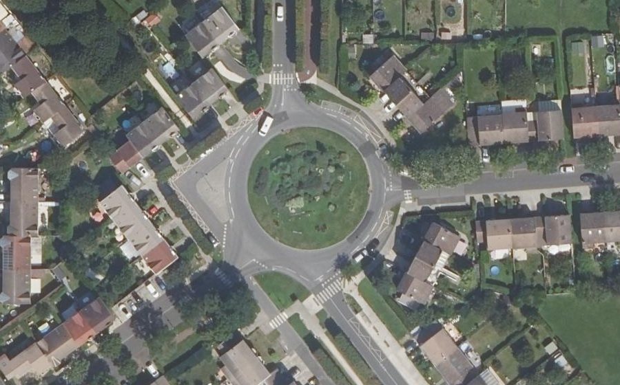 Vue aérienne du Place des Chartreux