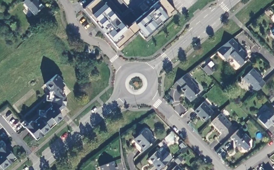 Vue aérienne du Rue de Fougères
