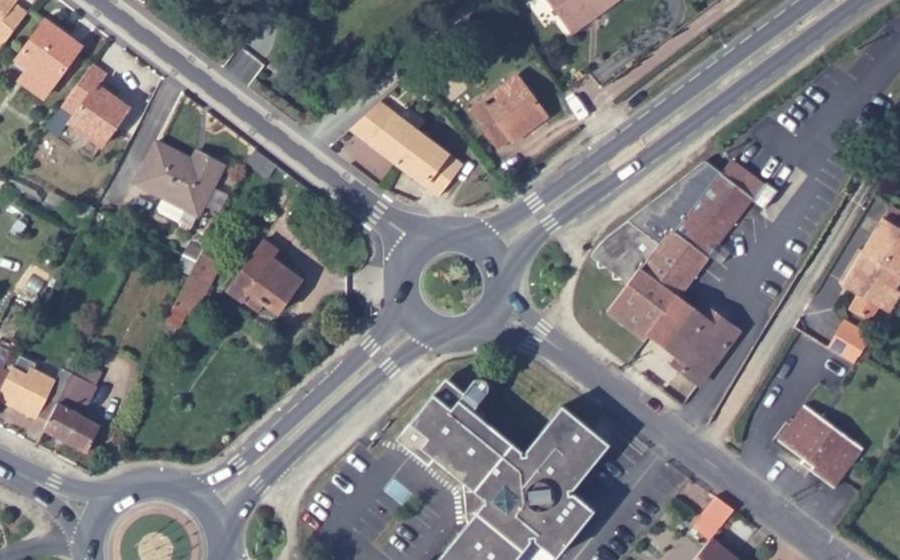 Vue aérienne du Boulevard de l'Europe