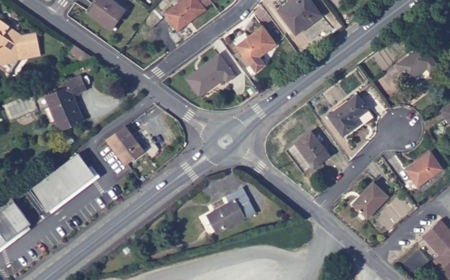 Vue aérienne du Boulevard de l'Europe