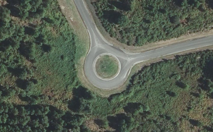 Vue aérienne du Route André Dupuy