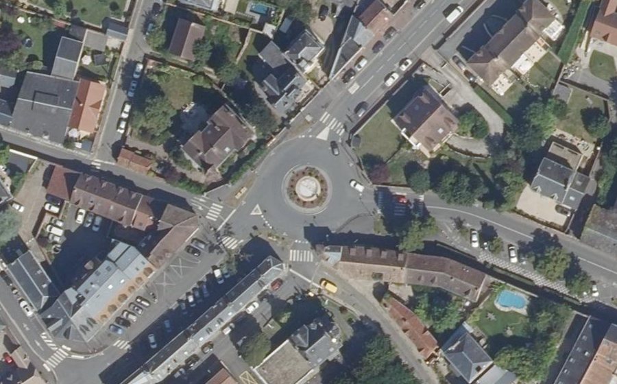 Vue aérienne du Avenue Carnot