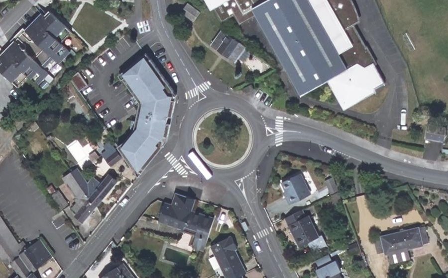 Vue aérienne du Place Rivière