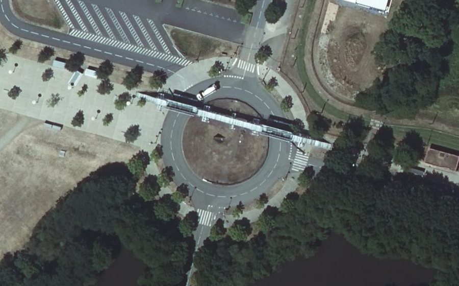Vue aérienne du Giratoire des Epinettes