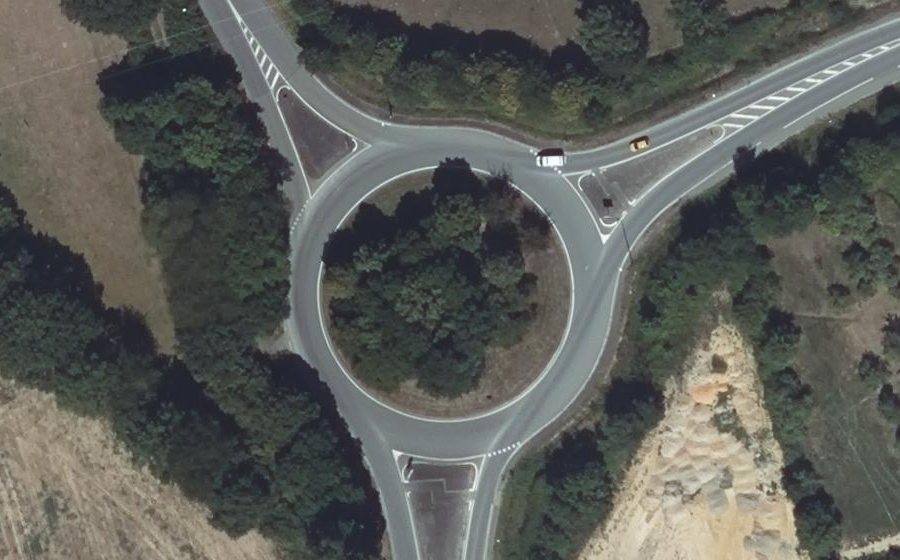 Vue aérienne du Rond-point anonyme n°4760539