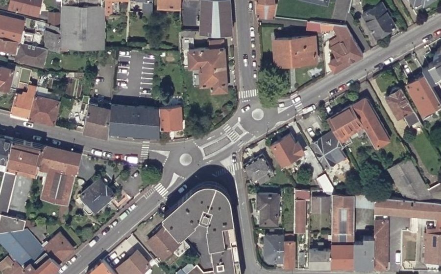 Vue aérienne du Avenue Maréchal Juin