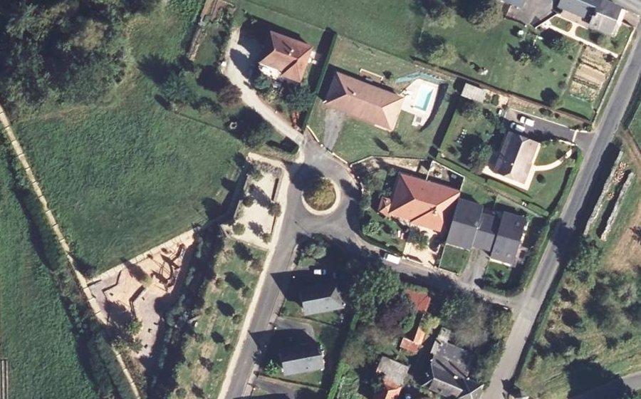 Vue aérienne du Impasse des Tilleuls
