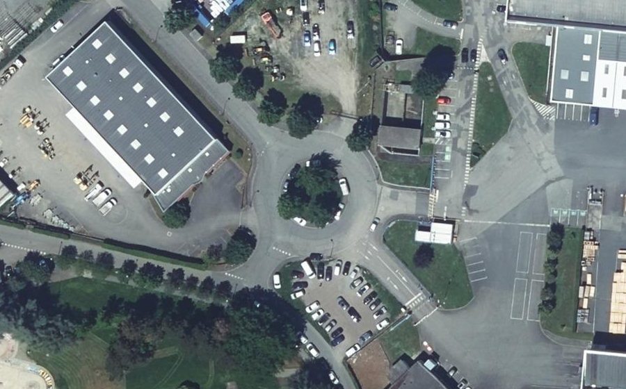Vue aérienne du Rue Jean Servanton