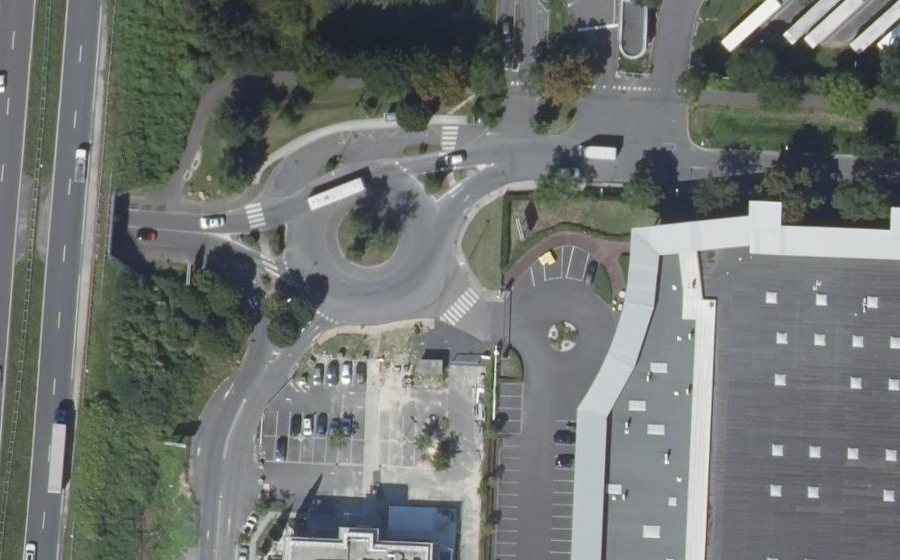 Vue aérienne du Rue Clément Ader