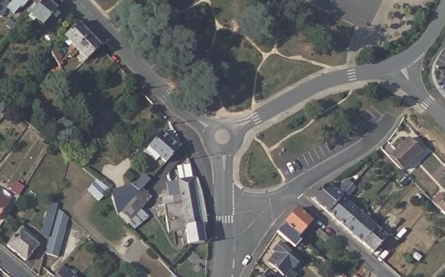 Vue aérienne du Avenue Gambetta