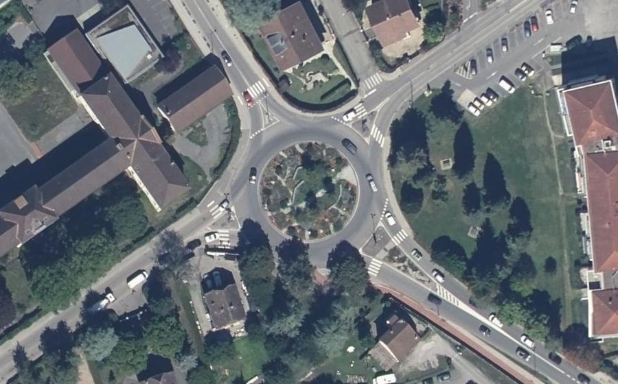 Vue aérienne du Avenue des Glières