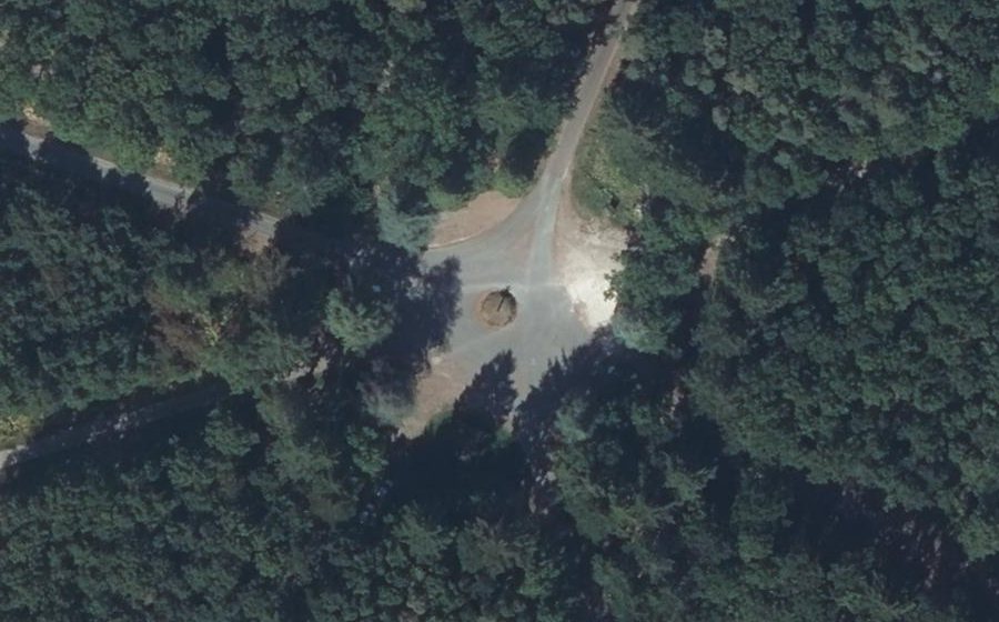 Vue aérienne du Rond de la Réserve