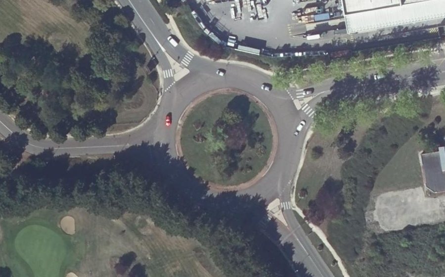 Vue aérienne du Rond-point anonyme n°4867499