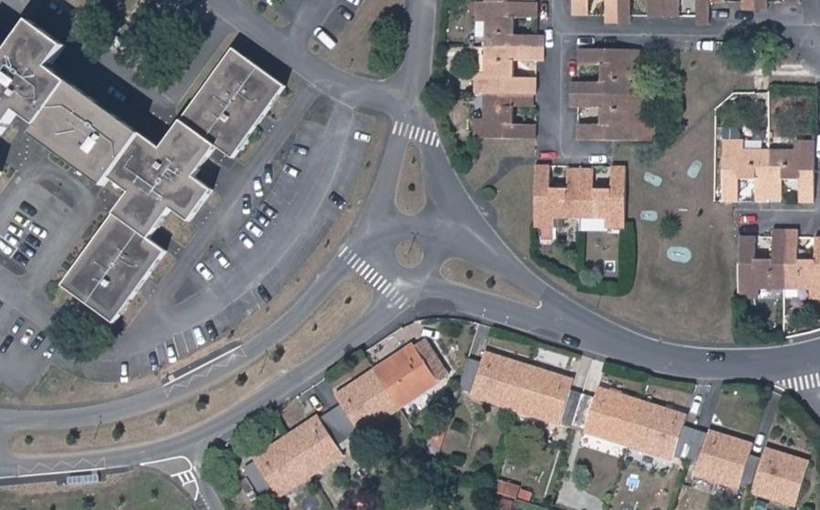 Vue aérienne du Rue du Général Pol Dupuy