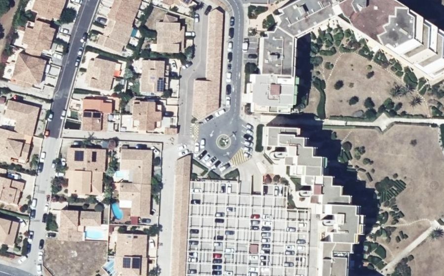 Vue aérienne du Rond-Point A. Becquerel