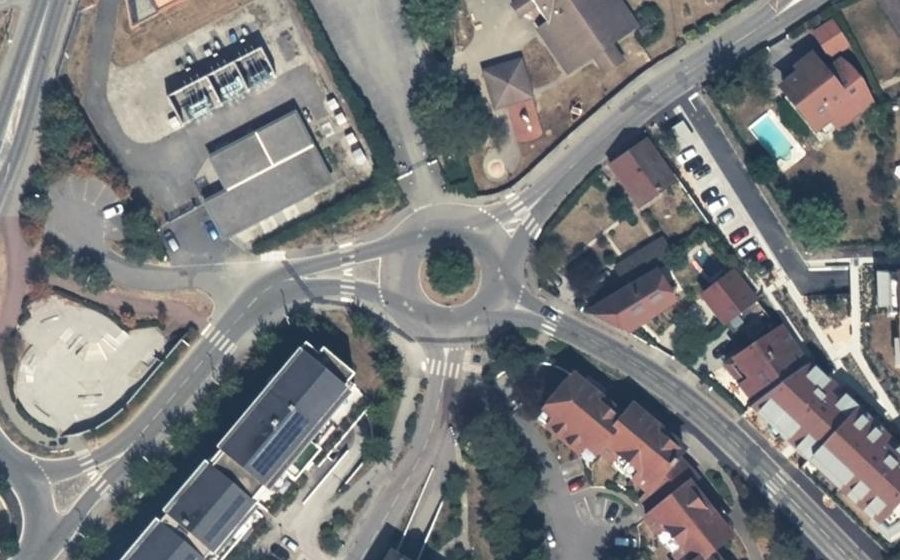 Vue aérienne du Rue Capitaine Baud