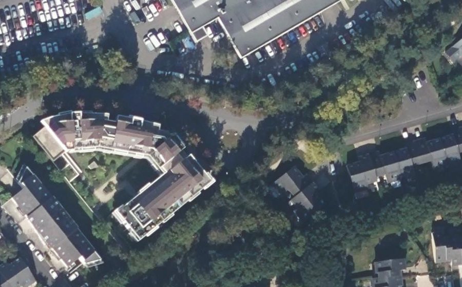 Vue aérienne du Rue Xavier Grall
