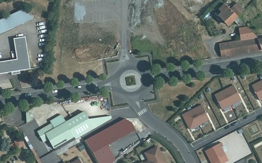 Vue aérienne du Rond-point anonyme n°4902660