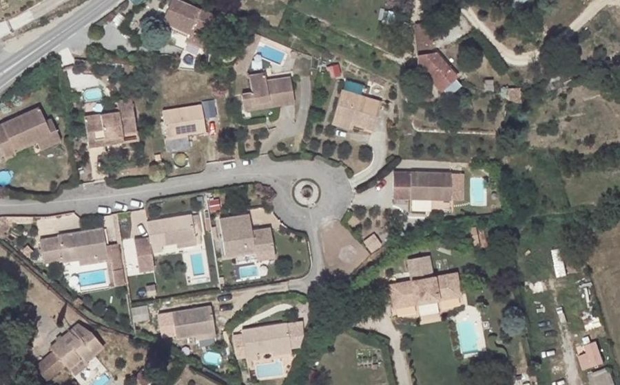 Vue aérienne du Lotissement la Peyroua