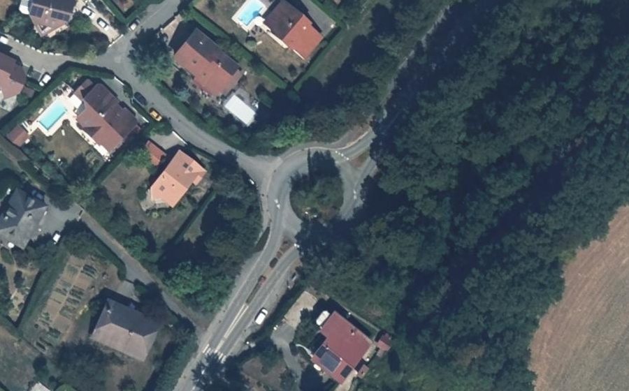 Vue aérienne du Rond-point anonyme n°4914112