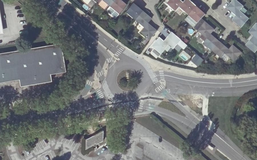 Vue aérienne du Rond-point anonyme n°4914412