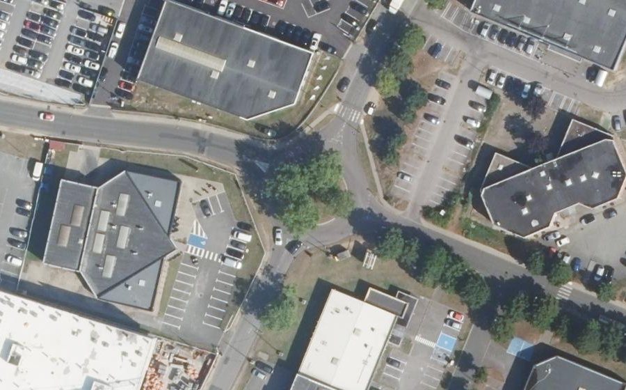 Vue aérienne du Rue du Lot