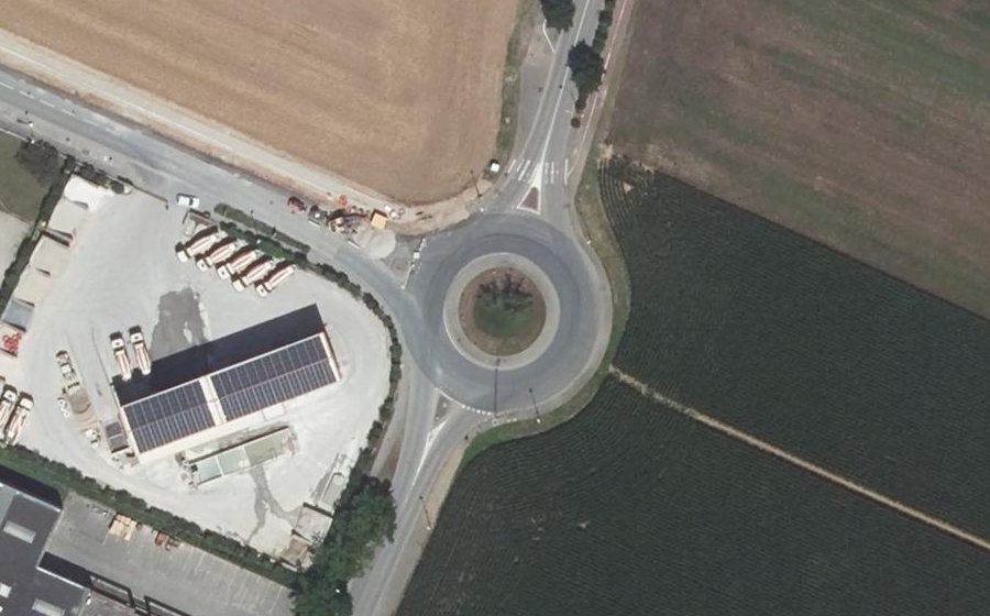 Vue aérienne du Rond-Point du Luxembourg