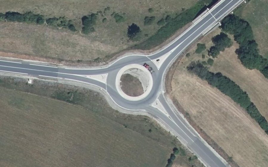 Vue aérienne du Rond-point anonyme n°4922599