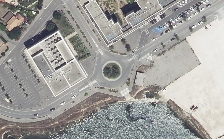 Vue aérienne du Avenue de la Paix