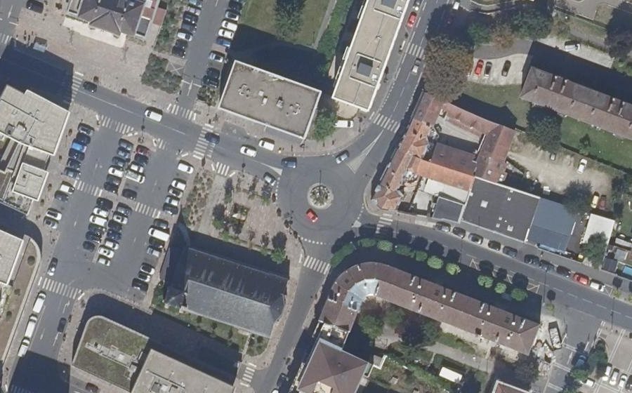 Vue aérienne du Avenue du Général de Gaulle