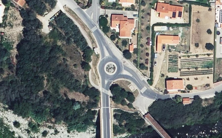 Vue aérienne du Rond-Point des Anciens Combattants