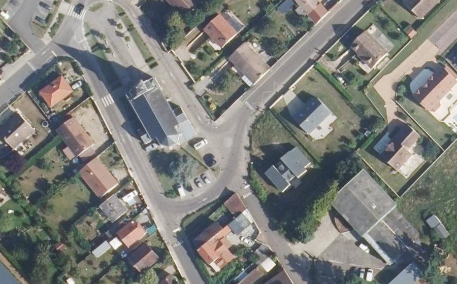 Vue aérienne du Chemin des Gaillards